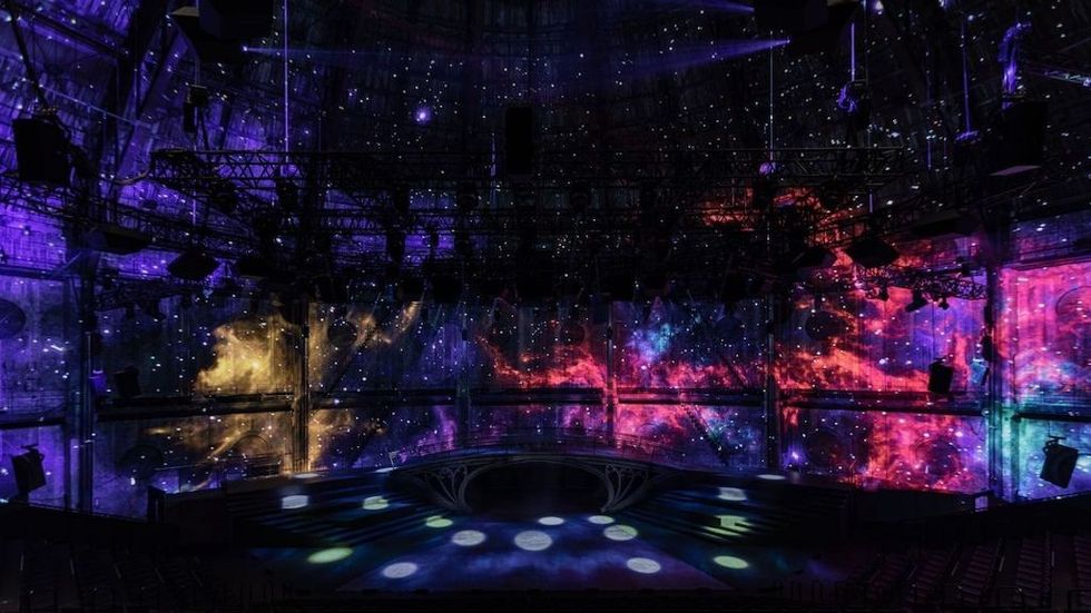 Panasonic live projection Østre Gasværk Theatre Copenhagen