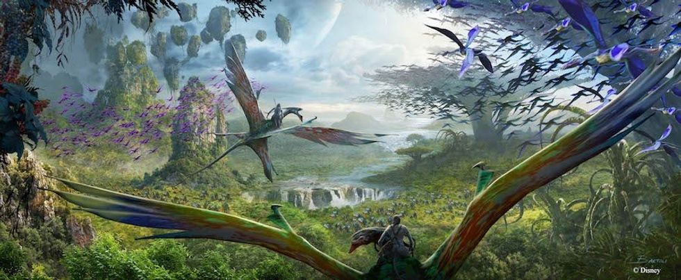 pandora world of avatar ground banshee ride
