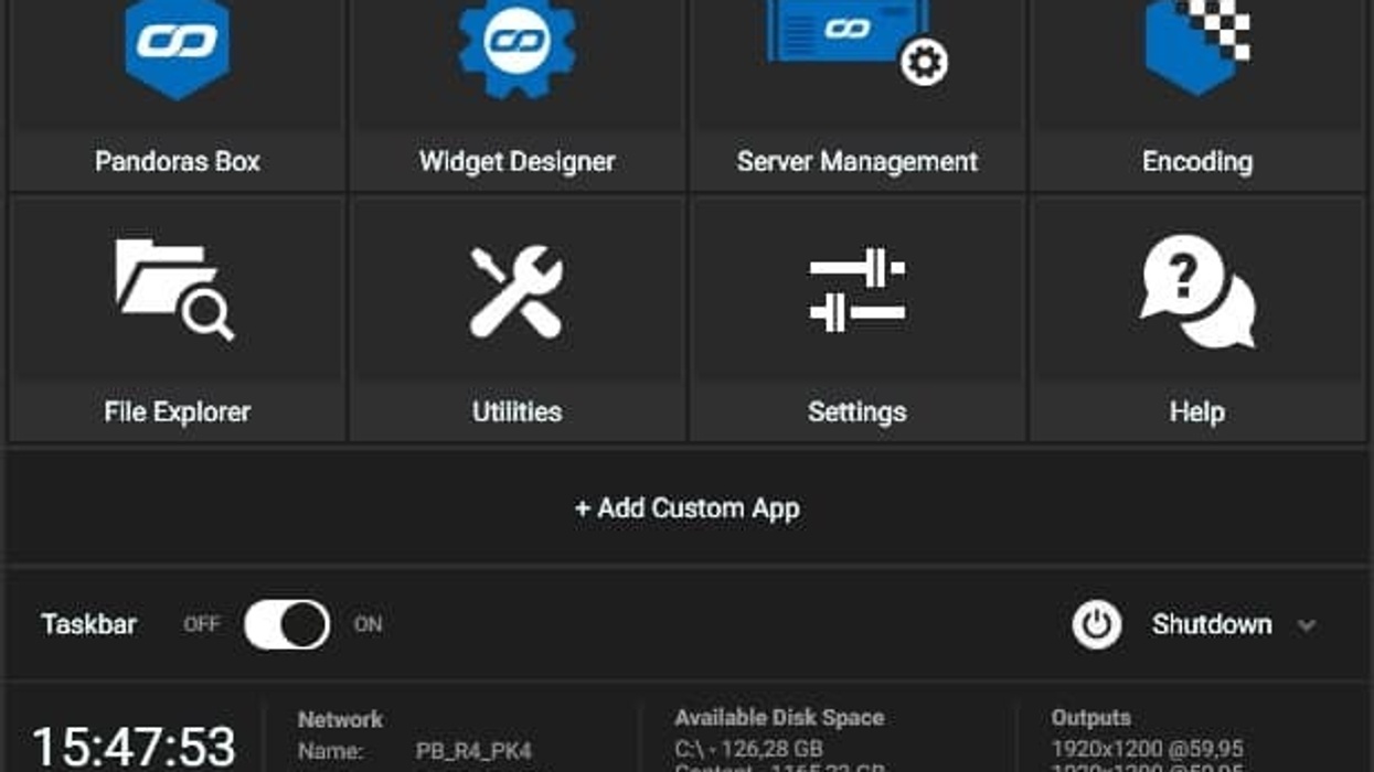 Pandoras Box V8 Christie