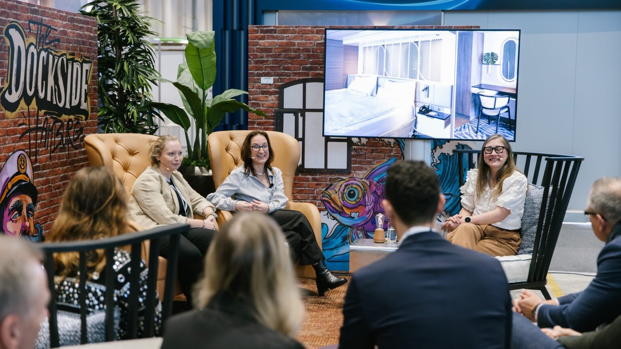 Panel discussion at Cruise Ship Interiors Europe 2025
