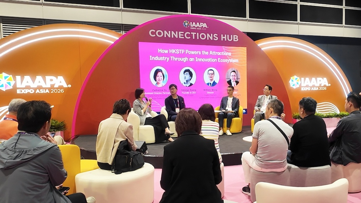 Panel discussion at IAAPA Expo Asia 2026 Connections Hub.