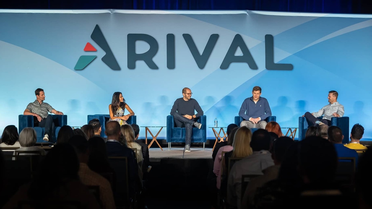 Panel speaking at Arival San Diego