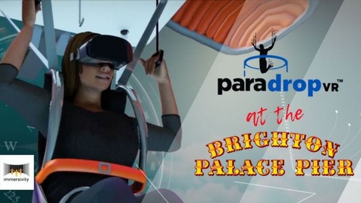 paradrop vr paragliding experience