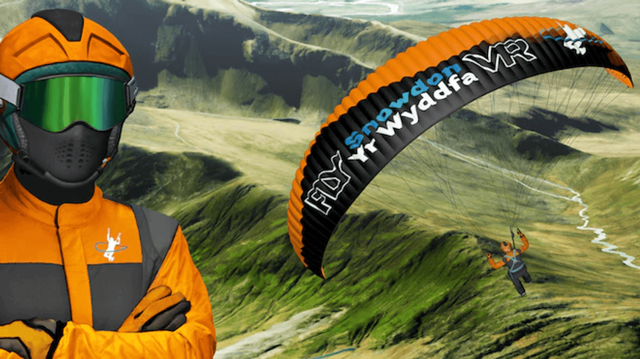 ParadropVR - Fly Snowdon frontgrid