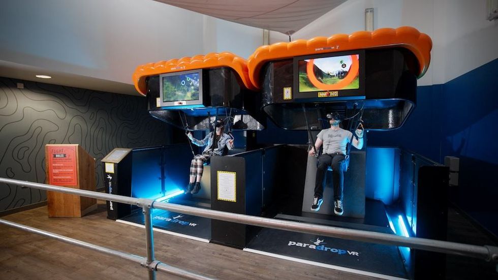 ParadropVR Pod at Adventure Parc Snowdonia