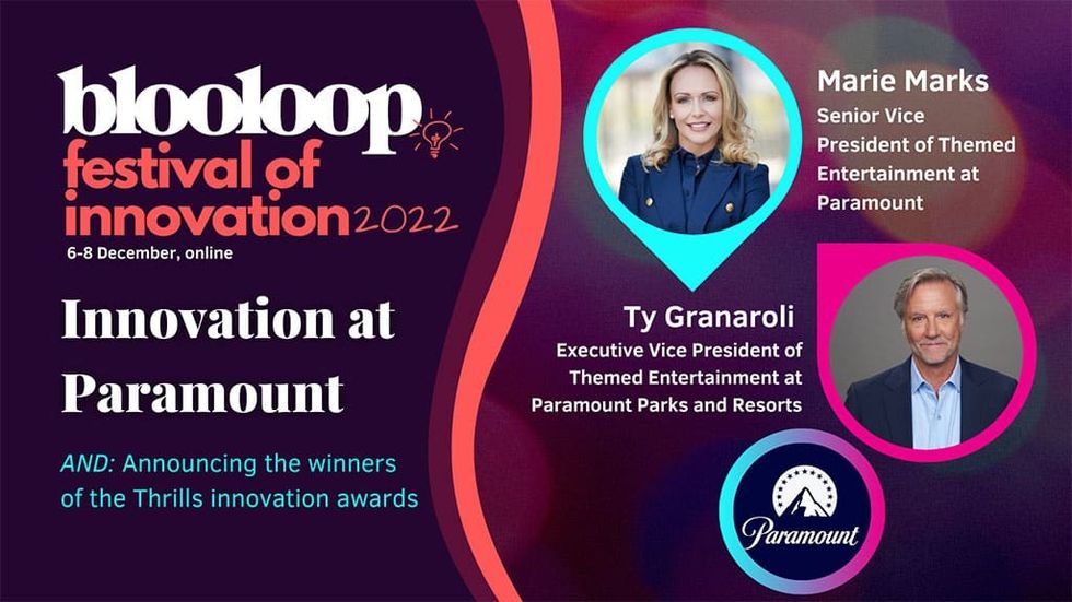 Paramount's Marie Marks and Ty Granaroli at the Festival of Innovation