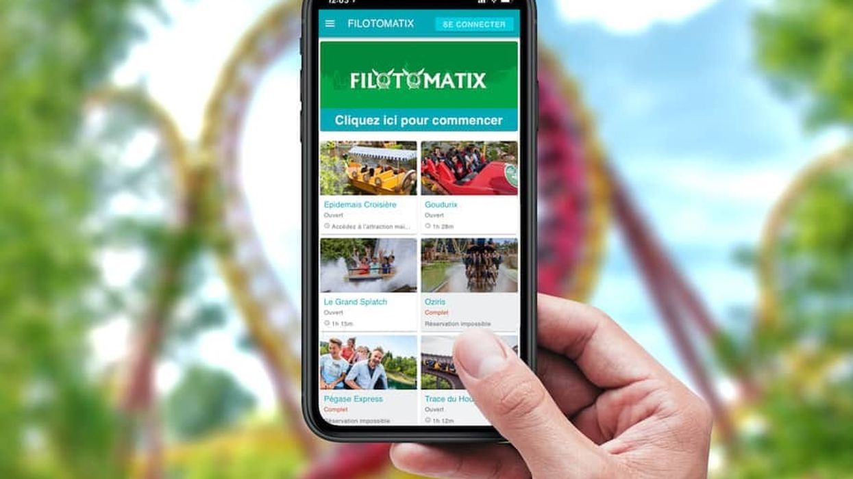 Parc Asterix Filotomatix - accesso Virtual Queuing Mobile