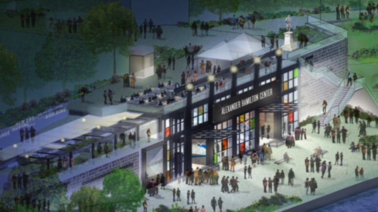 Paterson Great Falls visitor centre green light