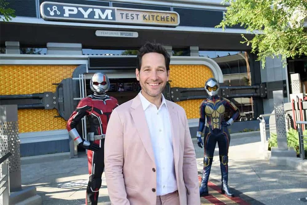 Paul Rudd opening of Avengers Campus