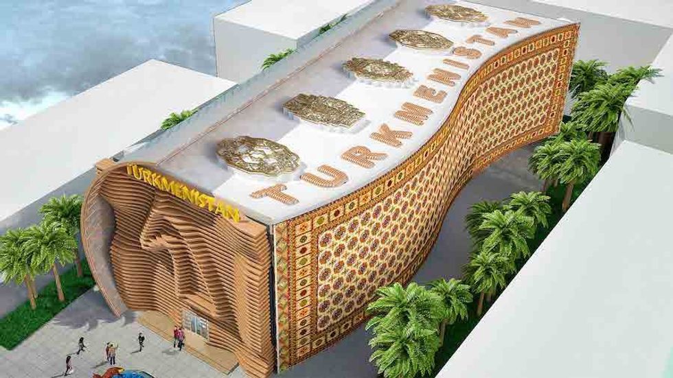 pavilion from Turkmenistan for Expo 2020 Dubai
