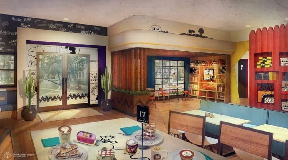 peanuts cafe concept