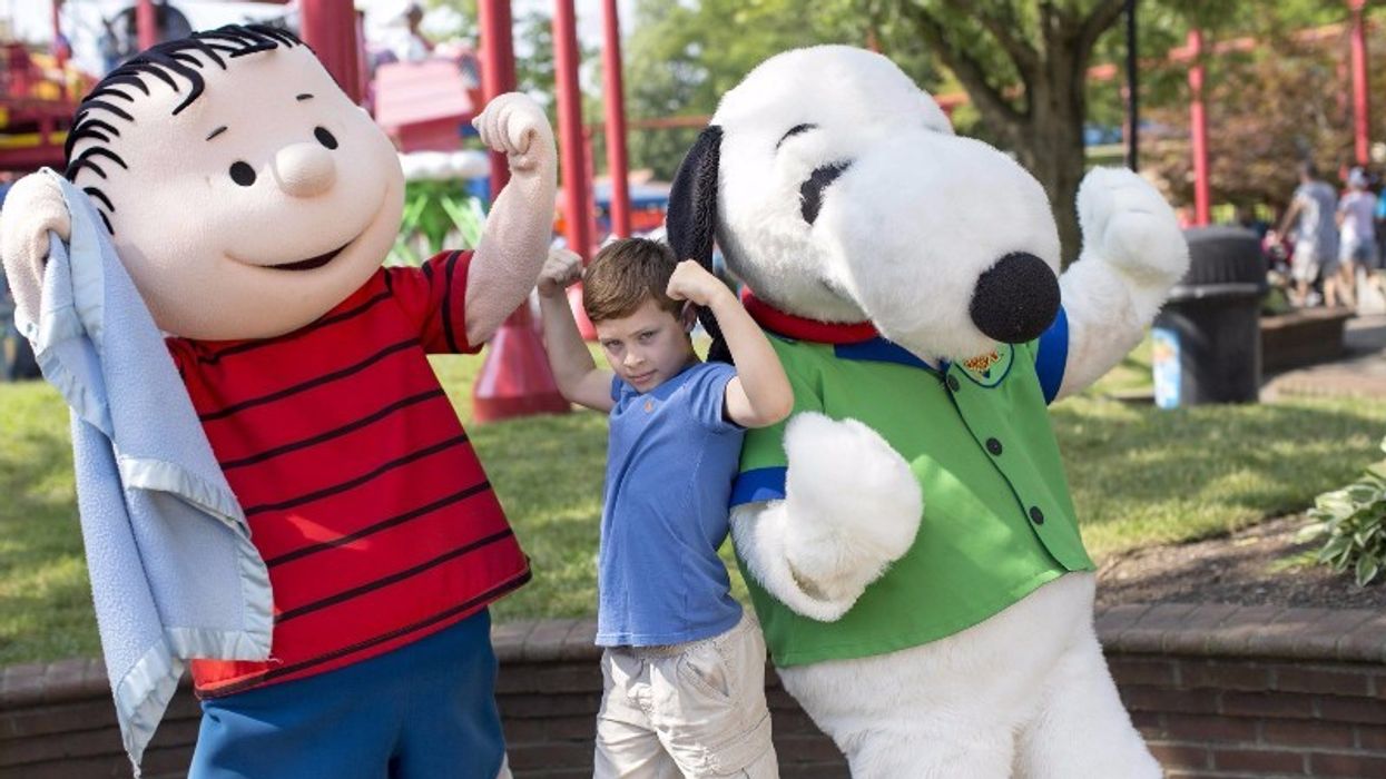 peanuts characters at cedar fair
