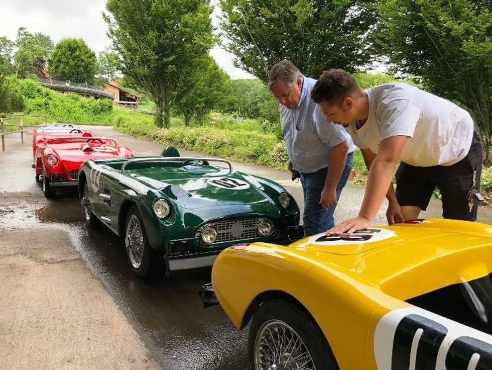 pedal sports cars at schwaben park