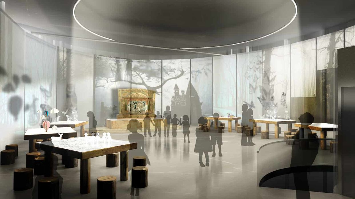 people inside a museum