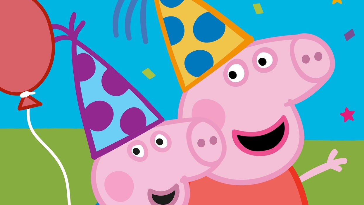 peppa pig surprise party