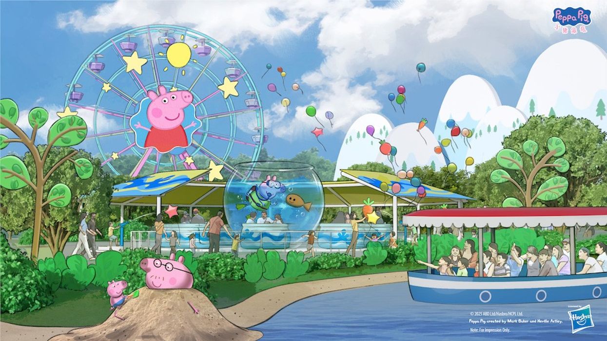 Peppa Pig Theme Park China concept art