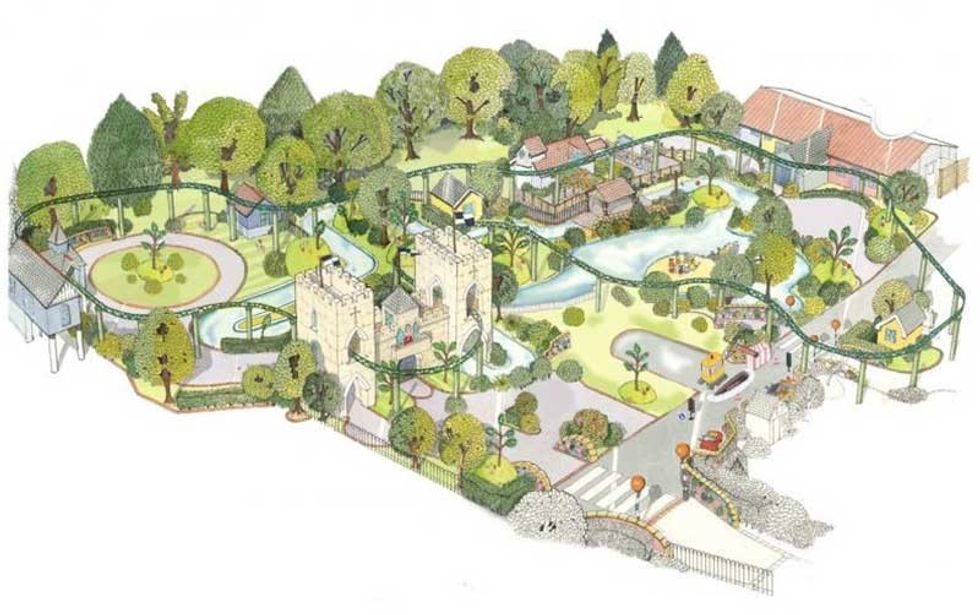 peppa pig world expansion 2018 map