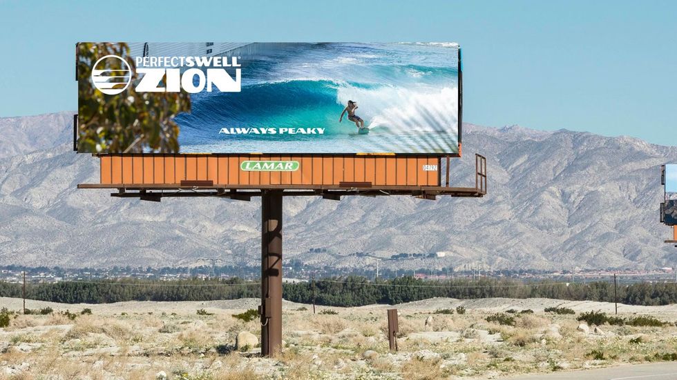 Perfectswell billboard advertisement