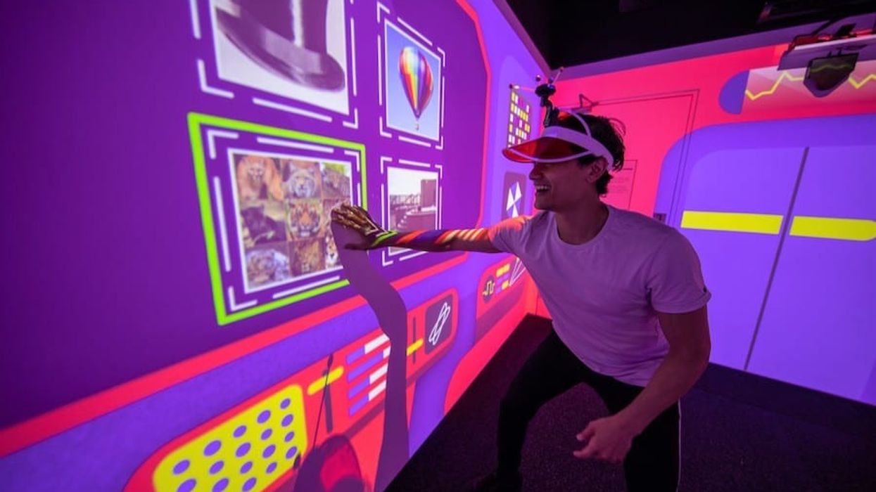 Person playing Electric playbox