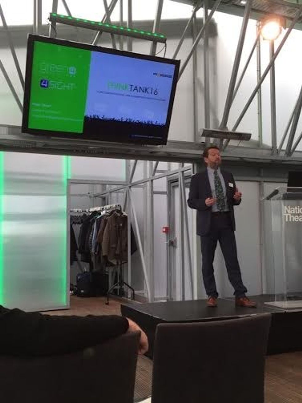 Peter Oliver Director of Green4Solutions speaks at #ThinkTank16