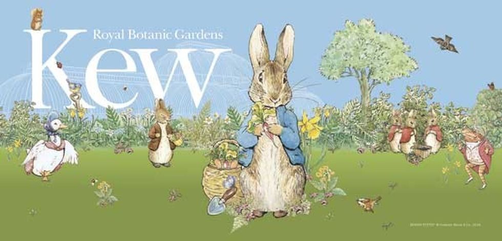 peter rabbit creative landscape kew gardens easter event