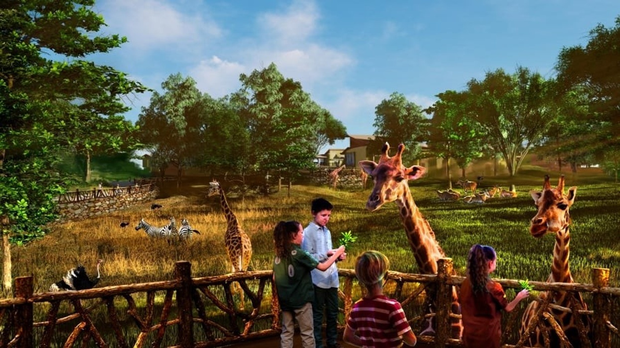 PGAV Destinations Oklahoma City Zoo Giraffe Enclosure