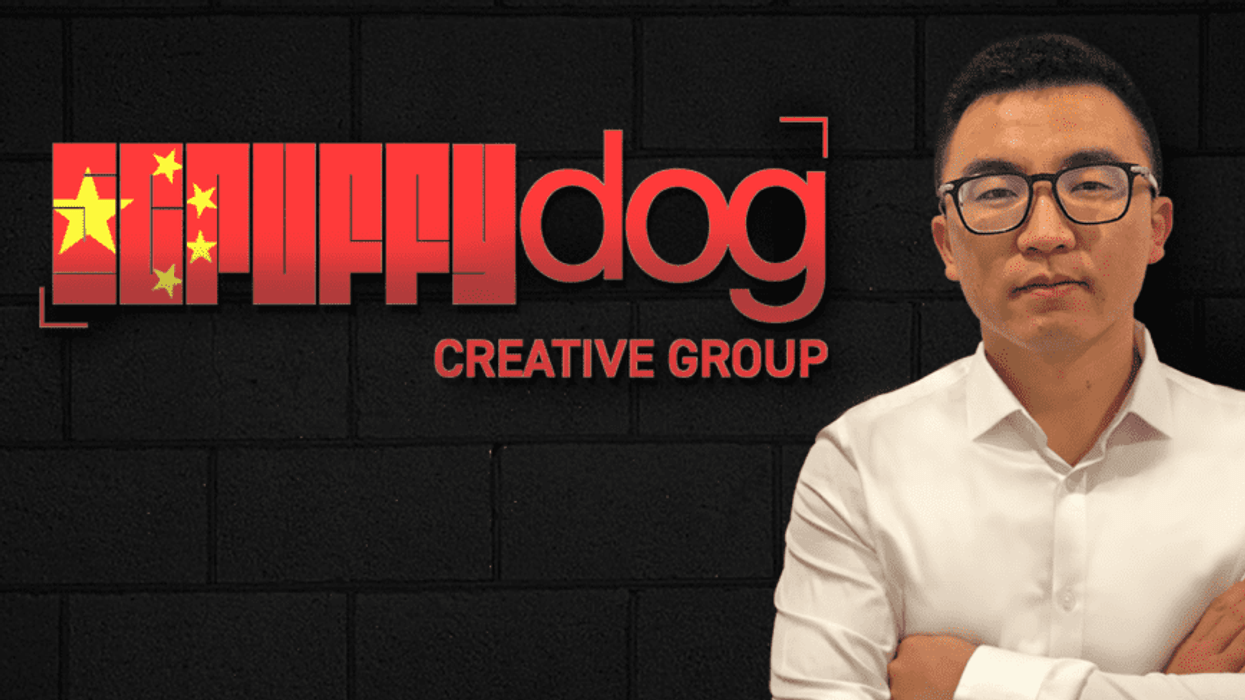Photo of Sean Cai, new General Manager of Scruffy Dog Creative Group