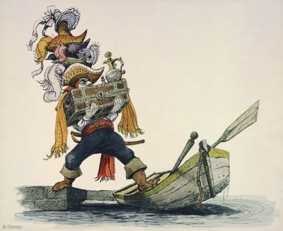 pirates design sketch Disney