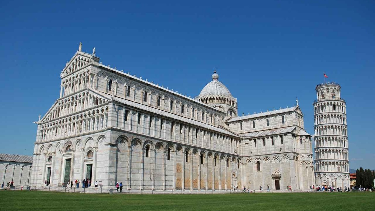 Pisa Leans Towards Ferris Wheel Attraction