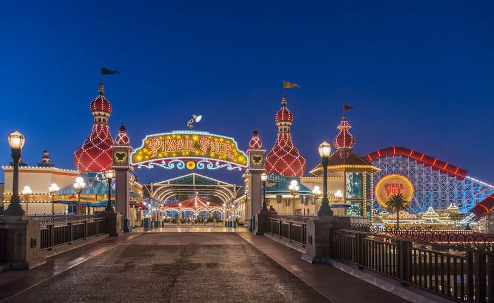 Pixar Pier in Disney California Adventure Park