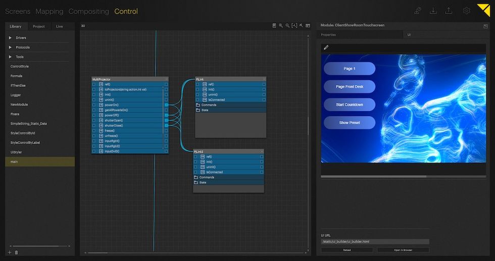 PIXERA control-