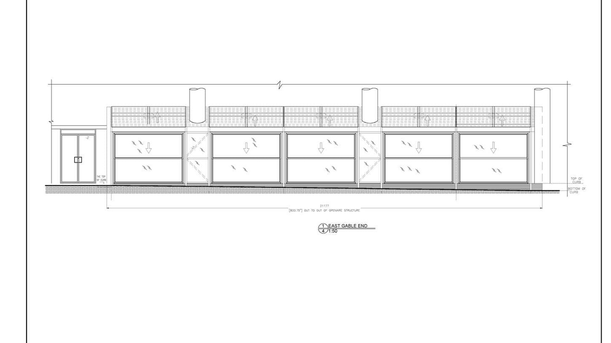 Plan of openaire all weather custom patio at new Drake OVO eatery Toronto