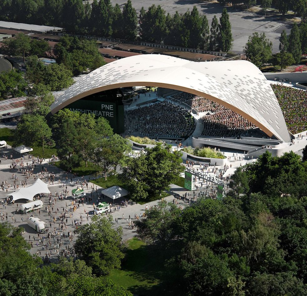 PNE Amphitheatre From Above