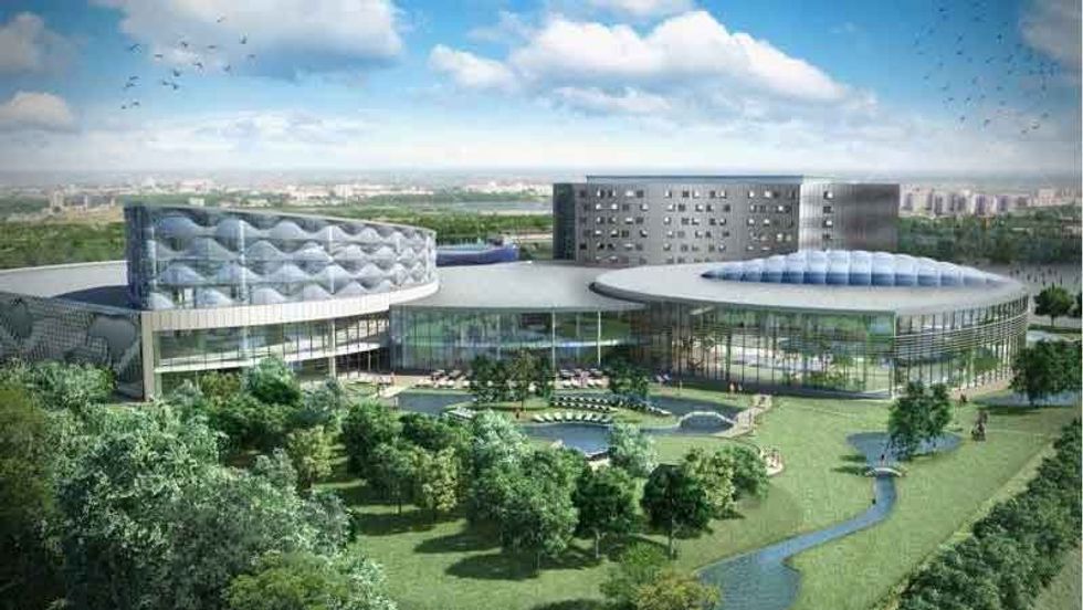 Polin design LetoLeto waterpark in Tyumen Russia