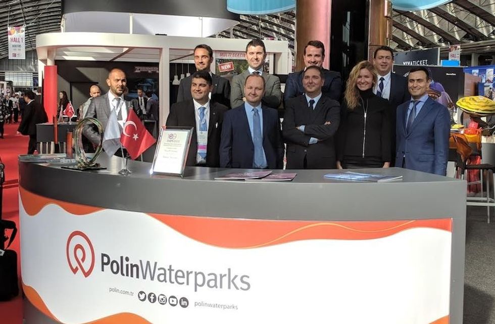 Polin waterparks team at EAS 2018.
