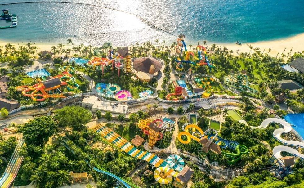 Polin Waterparks Vinpearl, VinWonders, Nha Trang, Vietnam Aerial