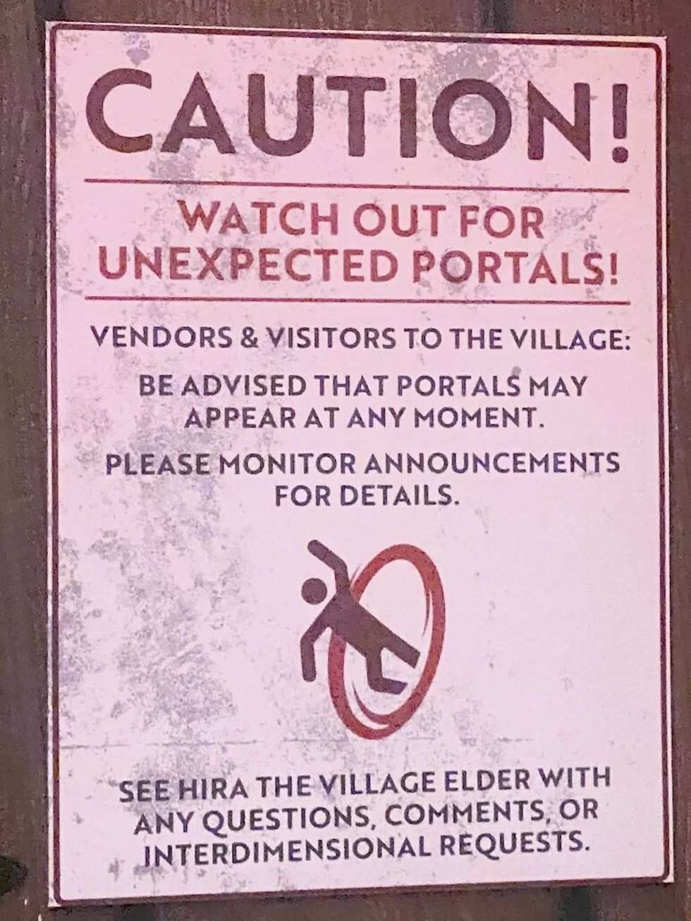 Portal sign at Katmandu Park Punta Cana Falcon's Creative Group