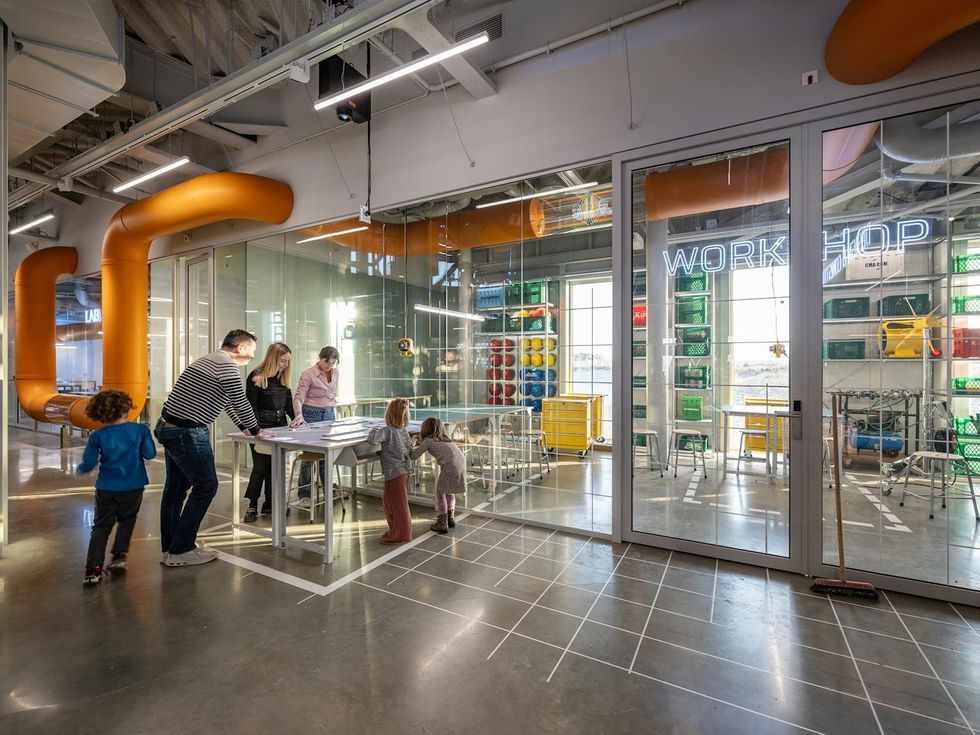 Portlantis interior exhibition space