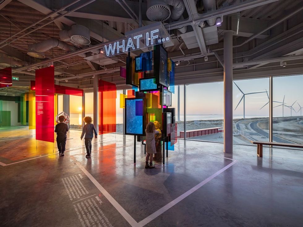 Portlantis interior exhibition space