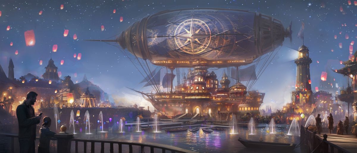 Porto Boega concept art Storyland