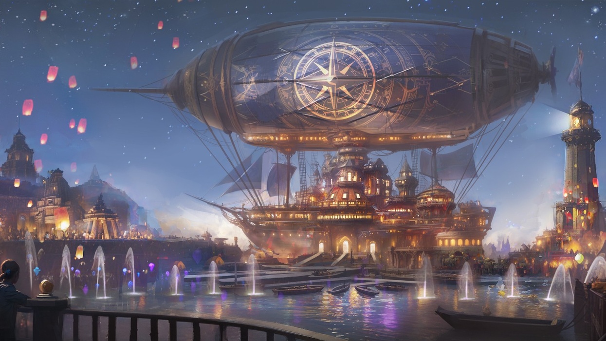 Porto Boega concept art Storyland