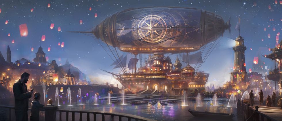 Porto Boega concept art Storyland