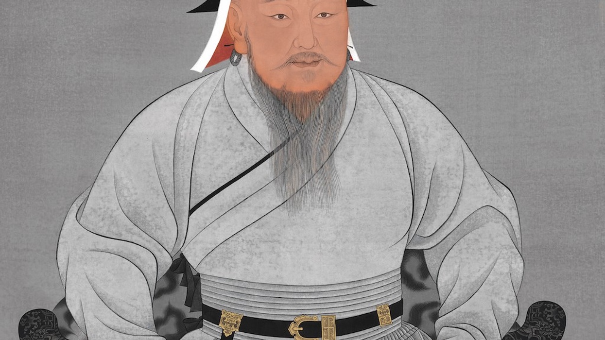 Portrait of Chinggis Khaan, Chinggis Khaan National Museum, Ulaanbaatar