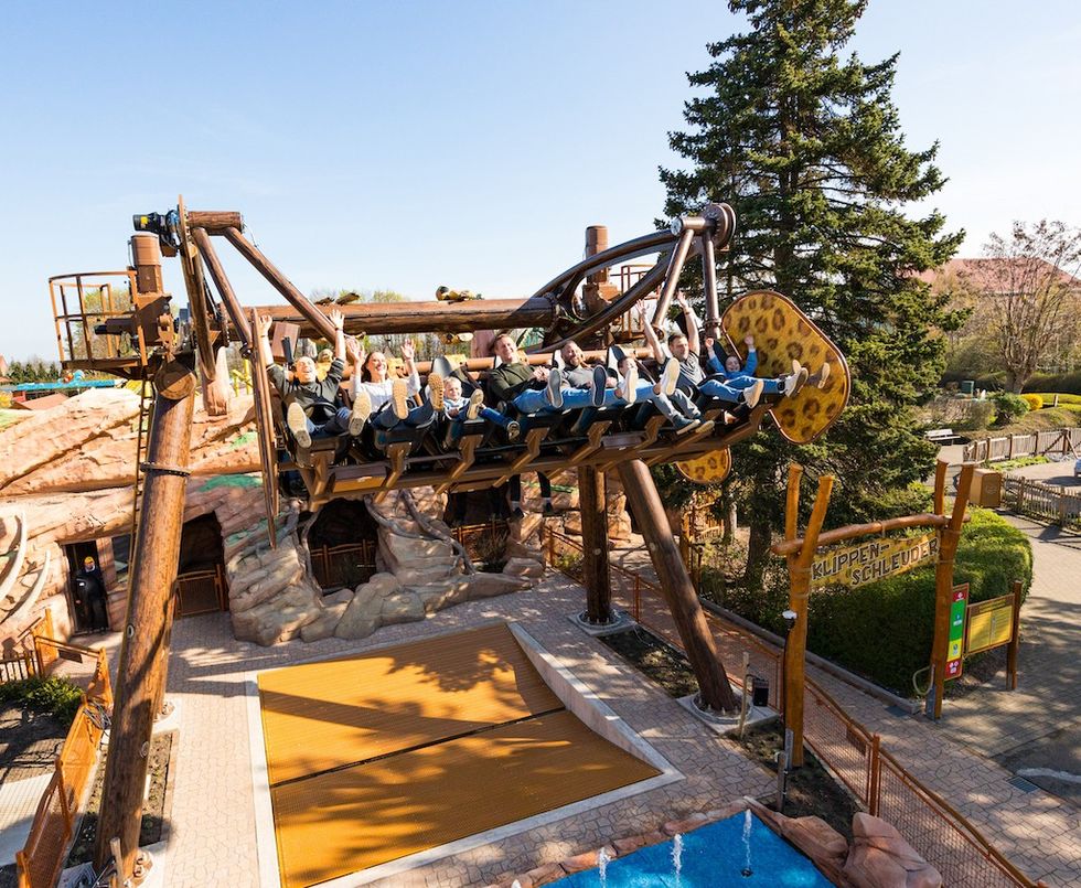 potts park cliff slingshot wild swing