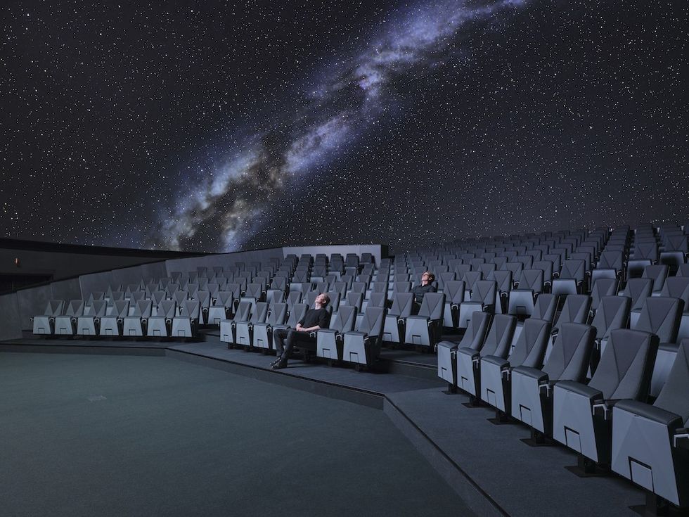 Prague Planetarium audience