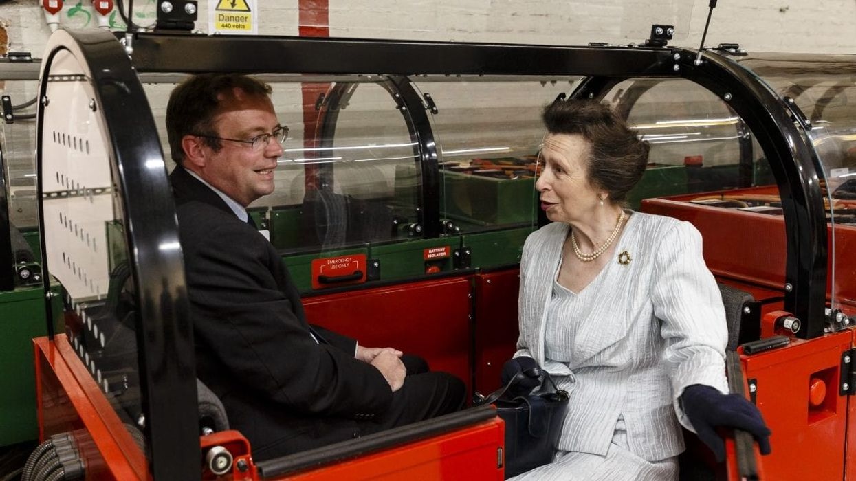 Princess Anne Severn Lamb postal museum train