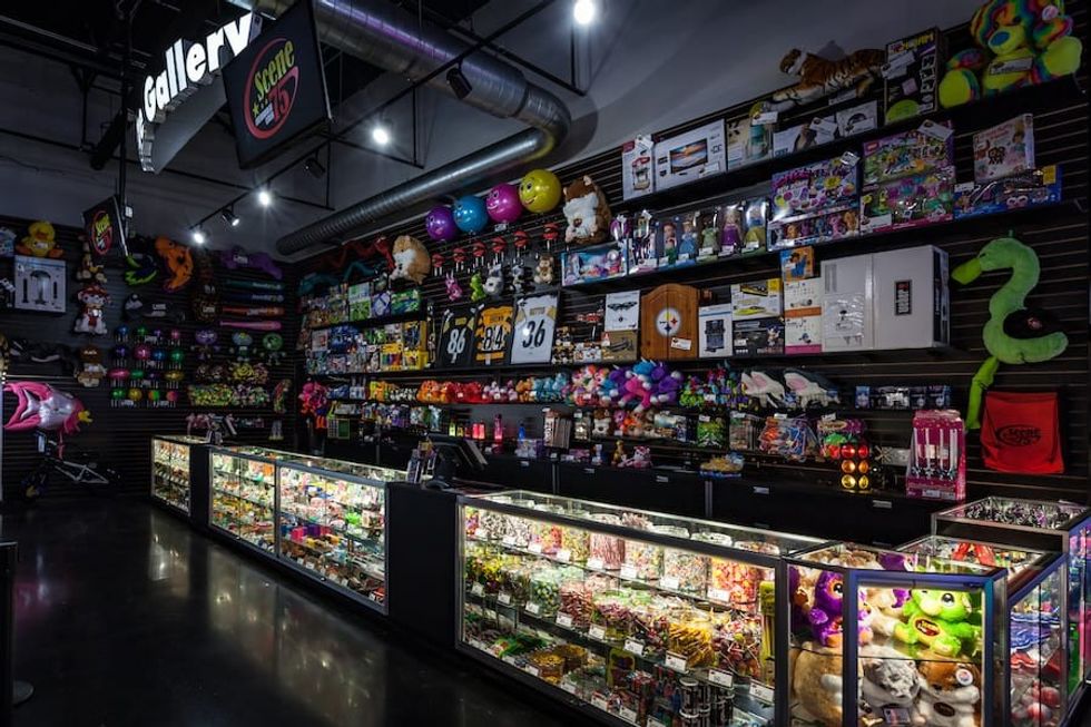 prizes on offer at Scene 75 FEC