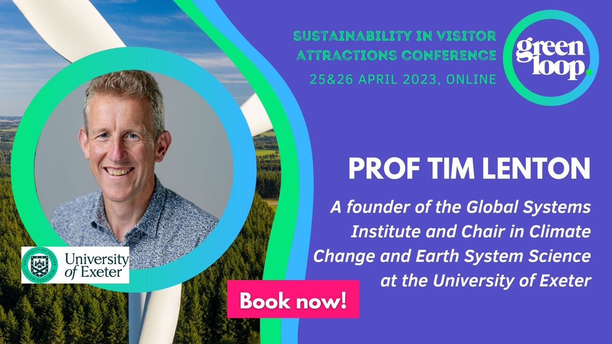 Prof Tim Lenton, Exeter University, to speak at greenloop about positive tipping points