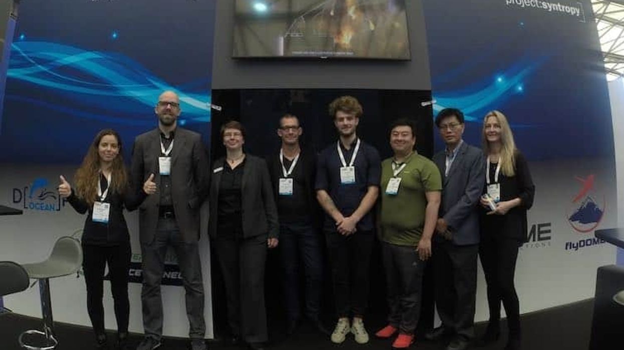 Project Syntropy Team Picture at IAAPA Asia Expo Shanghai 2019
