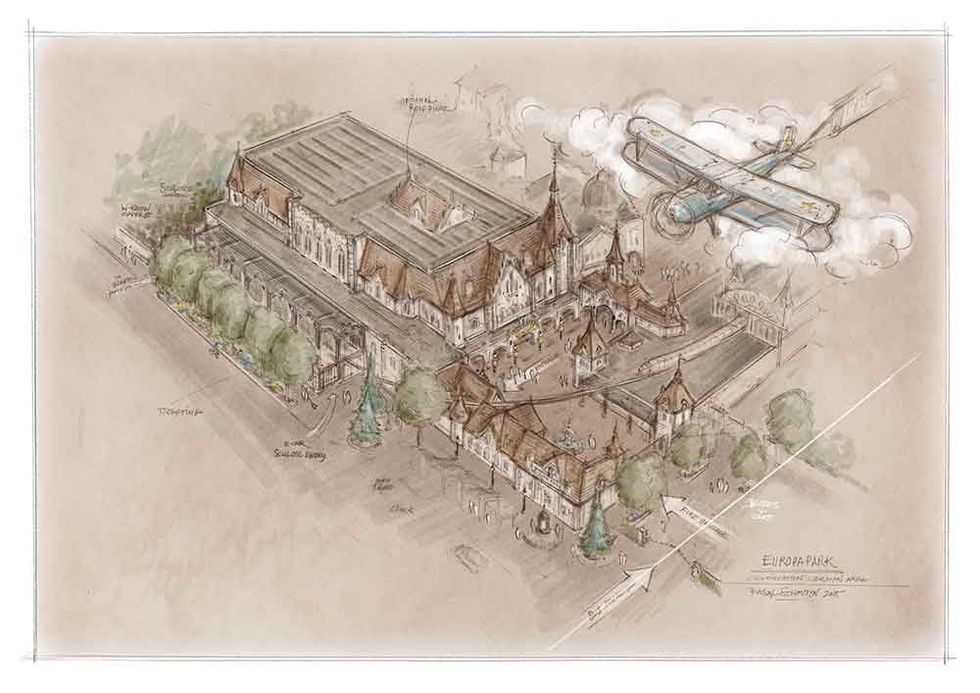 Project V ILLUSTRATION Voletarium Europa-Park